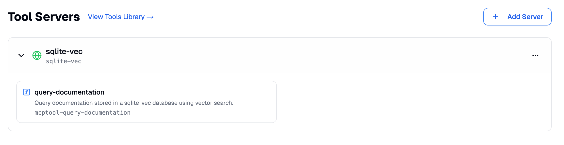 List tool servers list tool servers